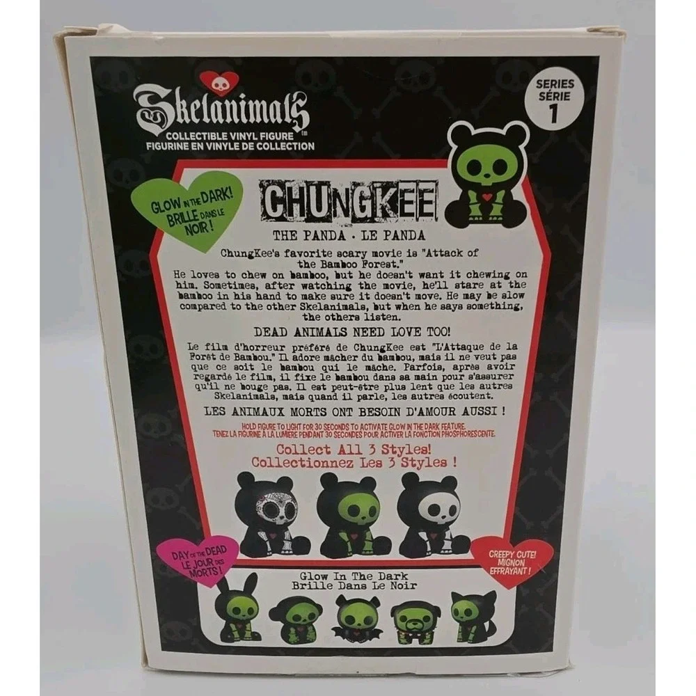 Skelanimals Chungkee Vinyl Figure Glow in the Dark Series 1 Kit SCLA23-01 2025